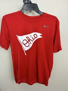 Rare Nike Mens Medium Ohio State Buckeyes T-shirt Dri fit Size Medium